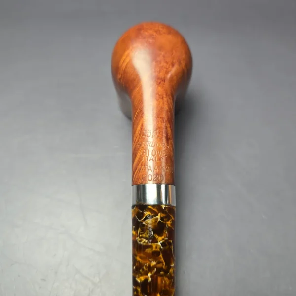 Ardor Giove Smooth Billiard w/ Silver Estate Briar Pipe, Unsmoked - Image 7