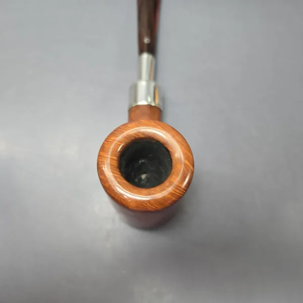 Ashton 2004 Sovereign XXX Smooth Poker w/ Silver Spigot Estate Briar Pipe, English Estates - Image 6