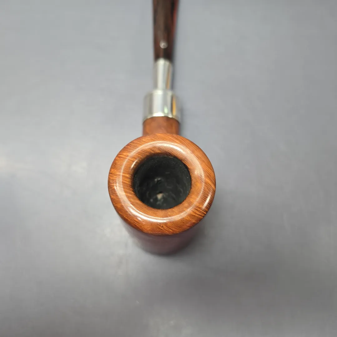 Ashton 2004 Sovereign XXX Smooth Poker w/ Silver Spigot Estate Briar Pipe, English Estates - Image 6