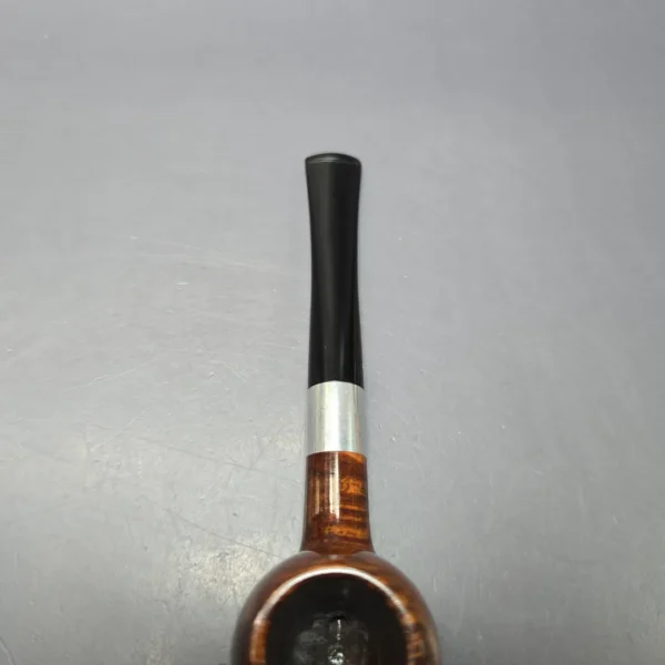 Kaywoodie Pre-1977 Signet Smooth Apple w/ Aluminum Estate Briar Pipe, Unsmoked - Image 7