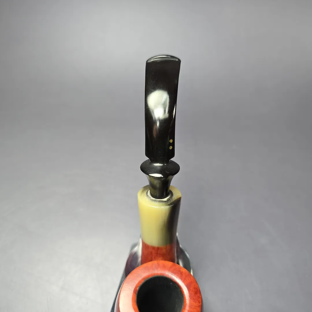 Savinelli Nonpareil 9614 Smooth Oom Paul Estate Briar Pipe, Unsmoked - Image 7