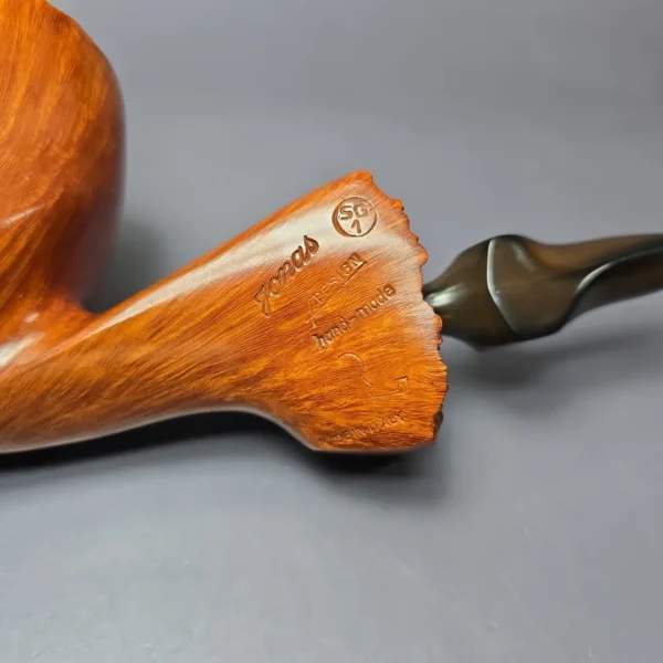 Jonas Design SG1 XXL Smooth Cup and Saucer Freehand Estate Briar Pipe, Italian Estates - Image 7