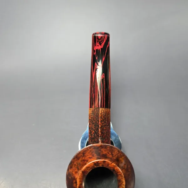 Herriot Pipes Partially Sandblasted Bulldog Handmade Briar Pipe, New - Image 6