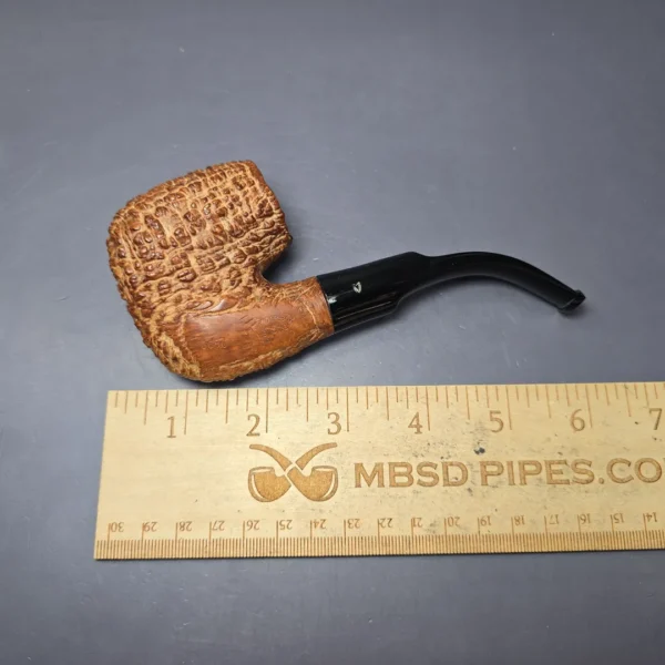 The Tinder Box Verona Corallo Rusticated Oom Paul Estate Briar Pipe, Italian Estates - Image 7