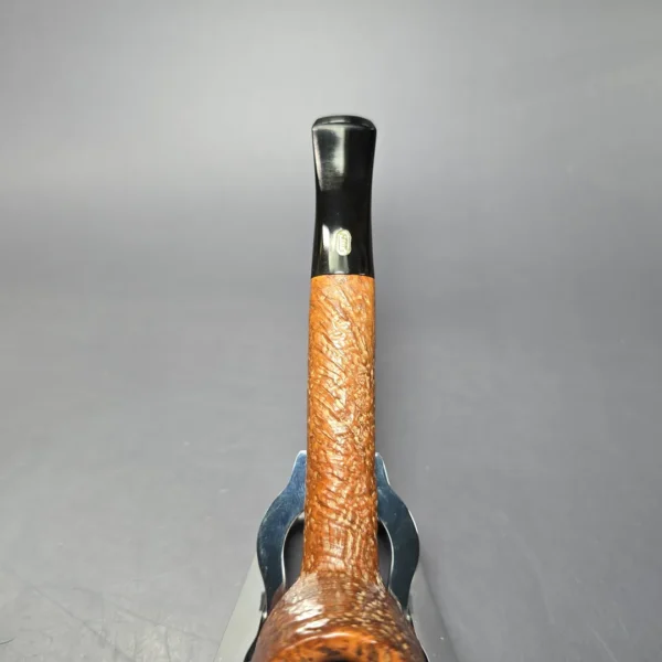 Jobey Nut Bruyere 735 Sandblasted Lumberman Estate Briar Pipe, American Estates - Image 7