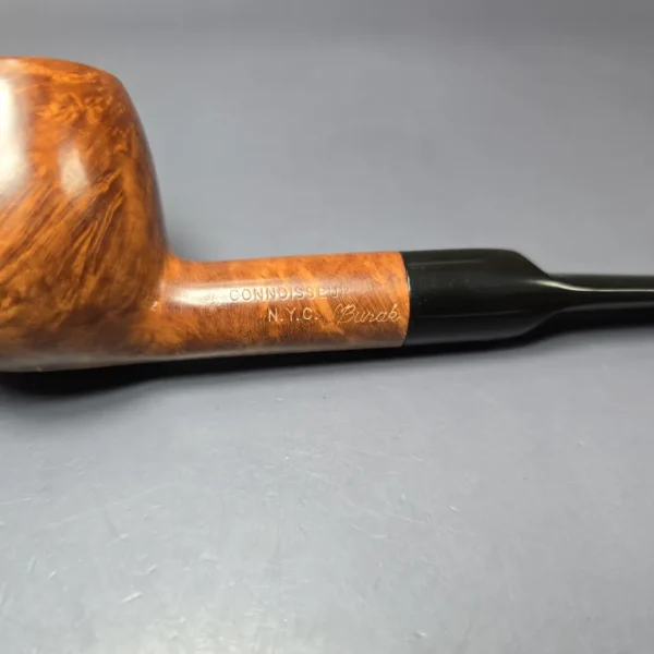Ed Burak Connoisseur Smooth Apple Estate Briar Pipe, American Estates - Image 7