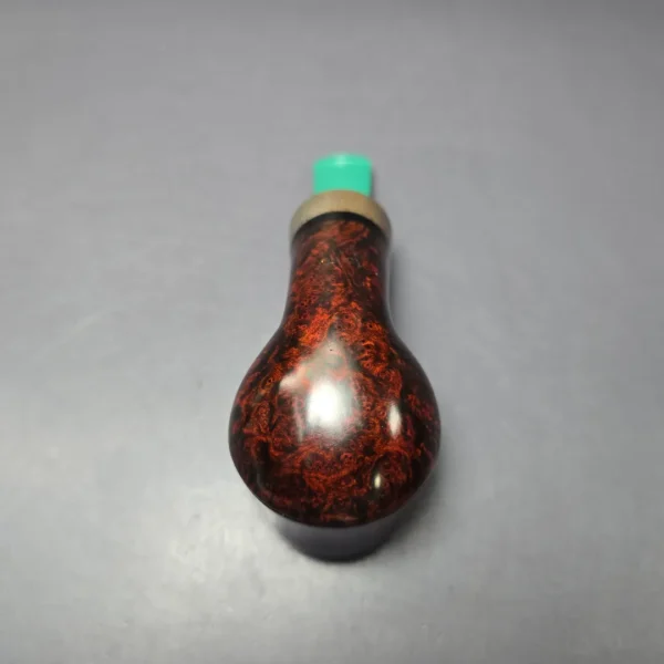 Bonsai Pipes Smooth Rhodesian w/ Stabilized Platan Handmade Briar Pipe, New - Image 7