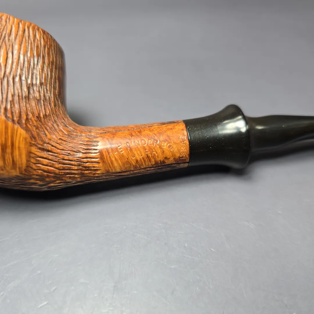 The Tinder Box Jura Partially Rusticated Pot Estate Briar Pipe, Other Estates - Image 7
