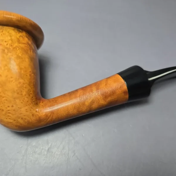 Brebbia Calabash Argento Smooth Calabash Estate Briar Pipe, Italian Estates, 9mm - Image 7