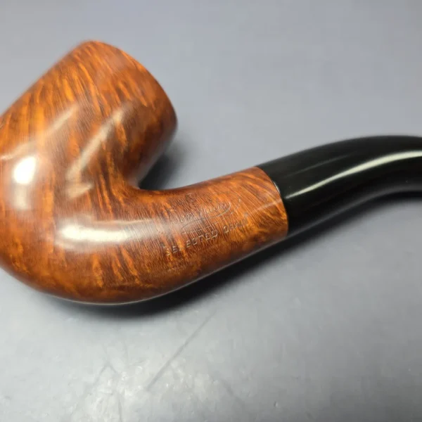 Ben Wade Leeds Era Selected Grain 44 Smooth Bent Billiard Estate Briar Pipe, English Estates - Image 7