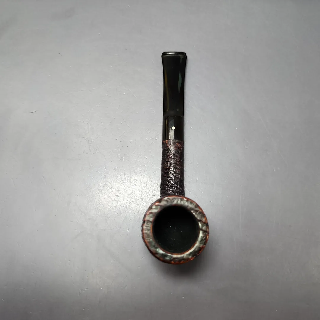 Dunhill 1975 Shell Briar 39 Sandblasted Billiard Estate Briar Pipe, English Estates - Image 7