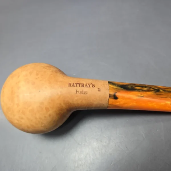 Rattrays & Eldritch Pipes Fudge 22 Smooth Apple Estate Briar Pipe, Unsmoked, 9mm - Image 7