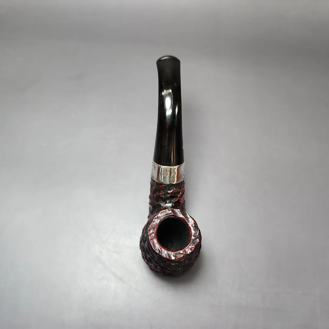 Peterson St Patrick's Day 2025 304 Rusticated Oom Paul Sitter Briar Pipe, Unsmoked - Image 7