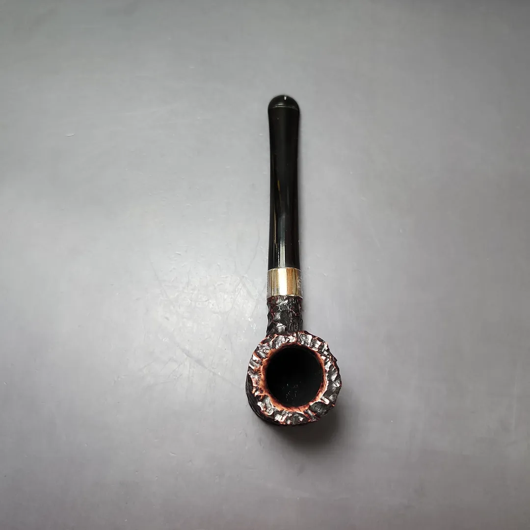 Peterson St Patrick's Day 2025 701 Rusticated Poker Estate Briar Pipe, Unsmoked - Image 7