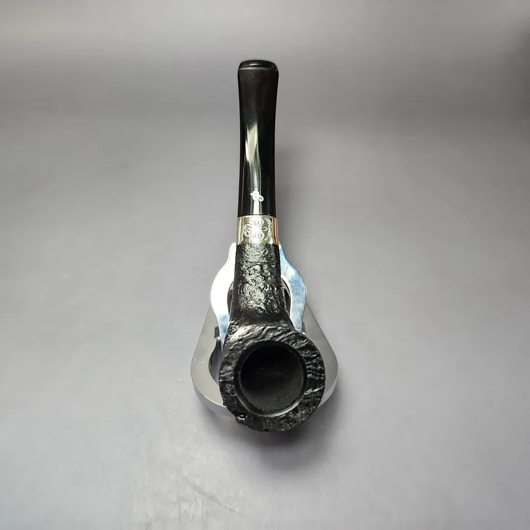 Peterson St Patrick's Day 2025 268 Sandblasted Zulu Estate Briar Pipe - Image 7