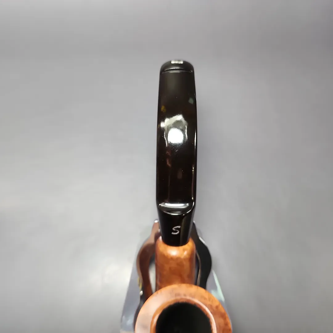 Savinelli Dry System 3621 Smooth Bent Dublin Estate Briar Pipe, Unsmoked, Italian Estates - Image 7