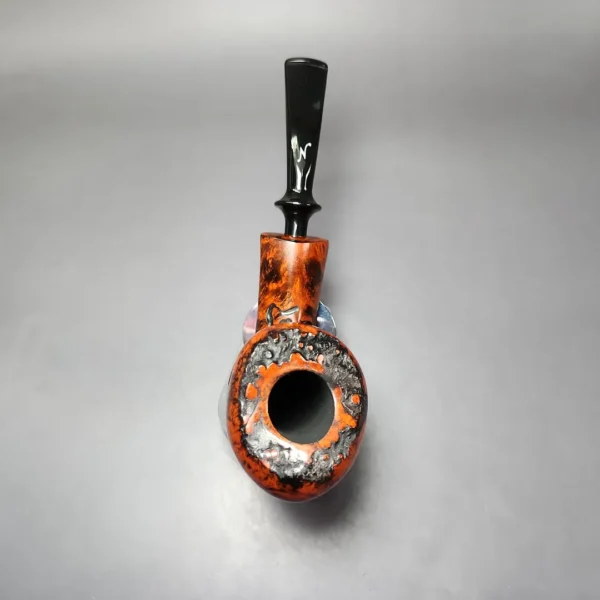 Nording Abstract XL Partially Rusticated Freehand Estate Briar Pipe, Unsmoked - Image 7