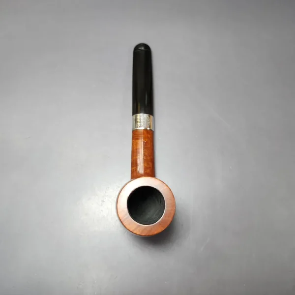 Peterson Pre-Republic Kapet 949 w/ Silver Smooth Oval Shank Billiard Estate Briar Pipe, Irish Estates - Image 6