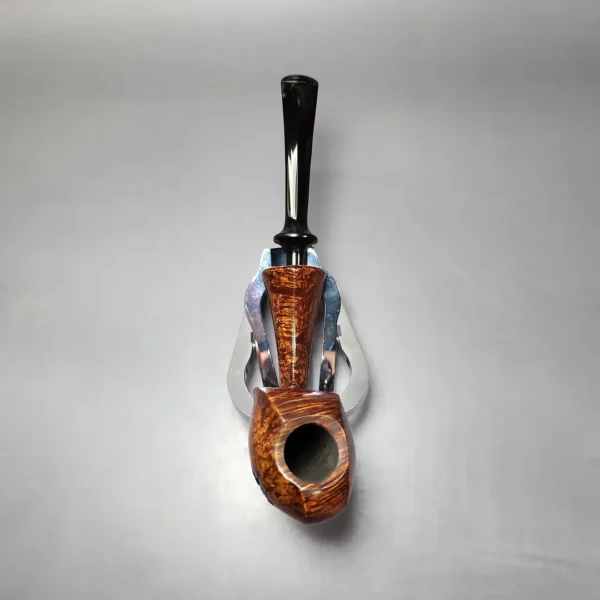 Jason Patrick Smooth Asymmetric Blowfish Estate Briar Pipe, American Estates - Image 7