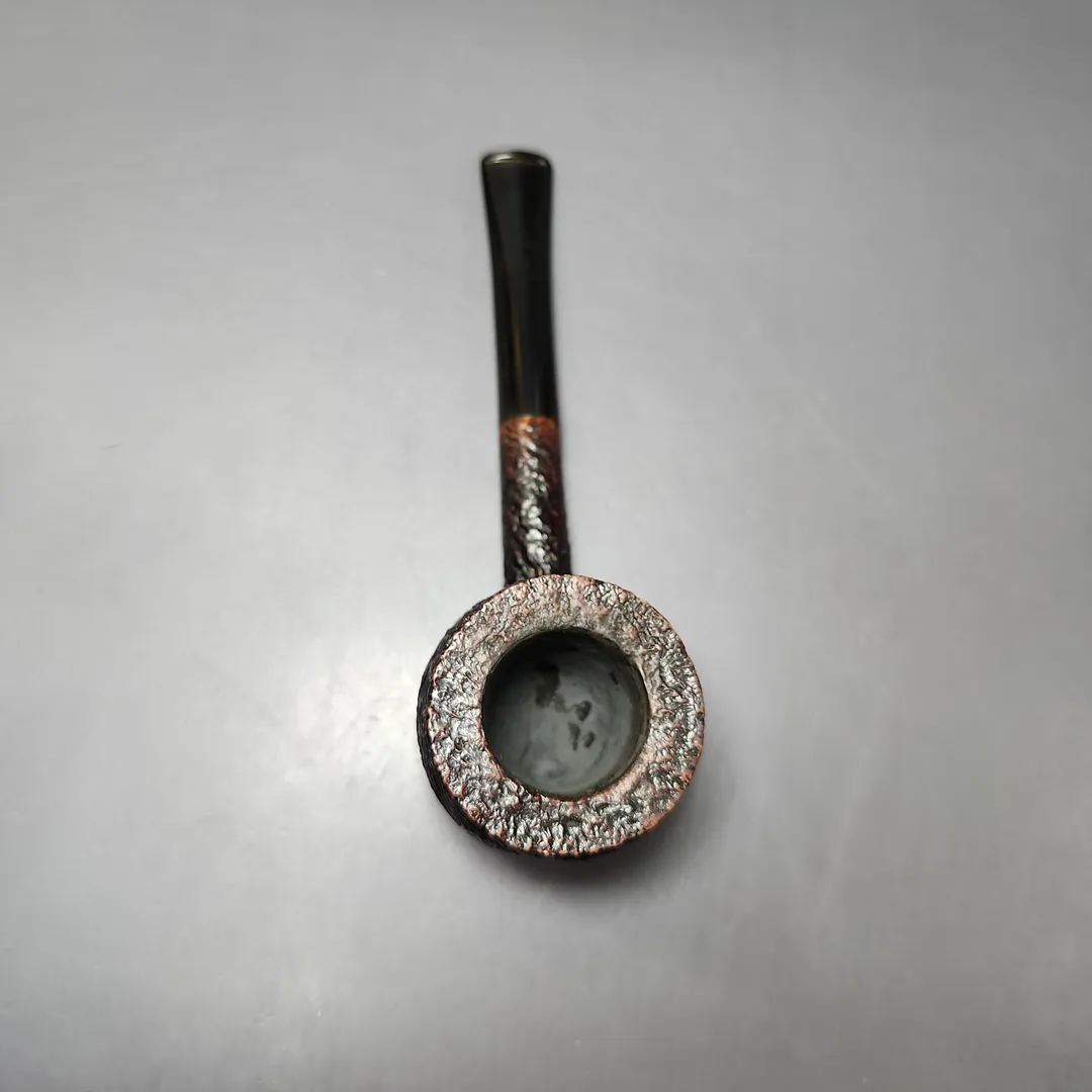 Stanwell c.1960s 83R Hand Made Sandblasted Pot Estate Briar Pipe, Danish Estates - Image 7