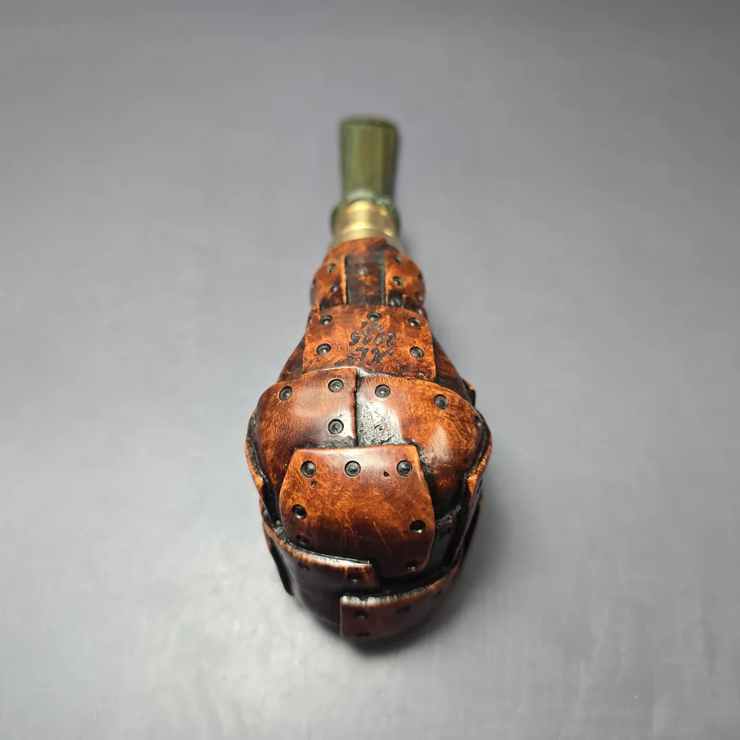 Moonlight Pipes "Steampunk" Cutty w/ Brass Handmade Briar Pipe, New - Image 7