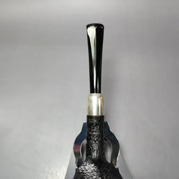 MBSD Briars Timeless Traditions 1 Sandblasted Billiard w/ Silver Handmade Briar Pipe, New - Image 7