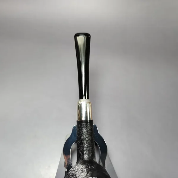 MBSD Briars Timeless Traditions 1 Sandblasted Billiard w/ Silver Handmade Briar Pipe, New - Image 7