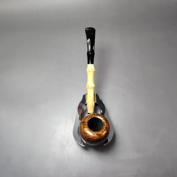 MBSD Briars Modern Masters 1 Smooth Peewit w/ Bamboo Briar Pipe, New - Image 7