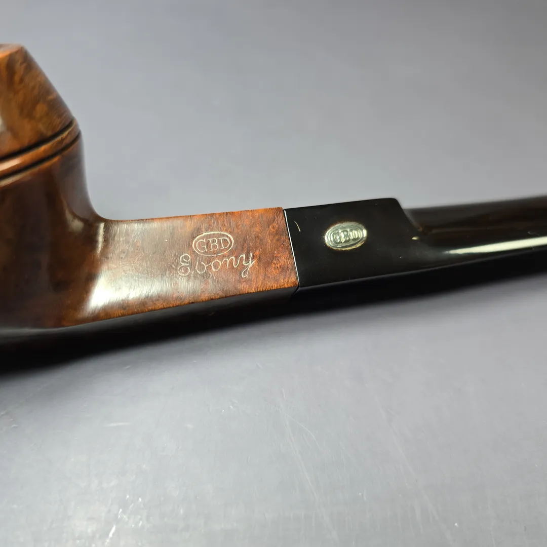 GBD Pre-1980s Ebony 2006 Smooth Bulldog Estate Briar Pipe, Unsmoked - Image 7