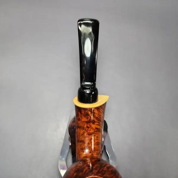 MBSD Briars Modern Masters 2 Smooth Blowfish w/ Boxwood Briar Pipe, New - Image 7