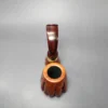 Moonlight Pipes "Stump-Punk" Oom Paul Handmade Briar Pipe, New - Image 7