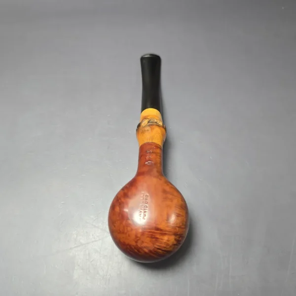 Savinelli Punto Oro 313 Smooth Prince w/ Bamboo Estate Briar Pipe, Italian Estates - Image 7