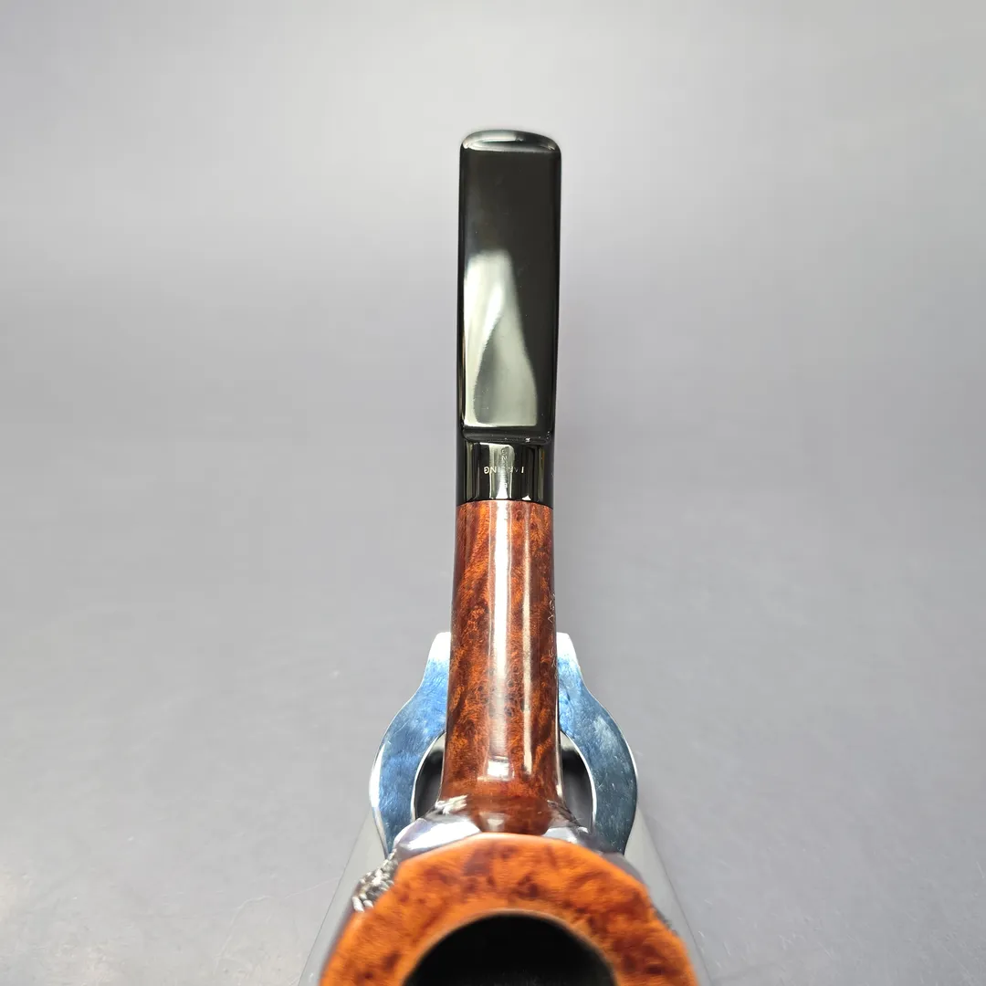 Barling's Make Family Era YOW Quaint EXEL Partially Rusticated Pot Estate Briar Pipe, English Estates - Image 7