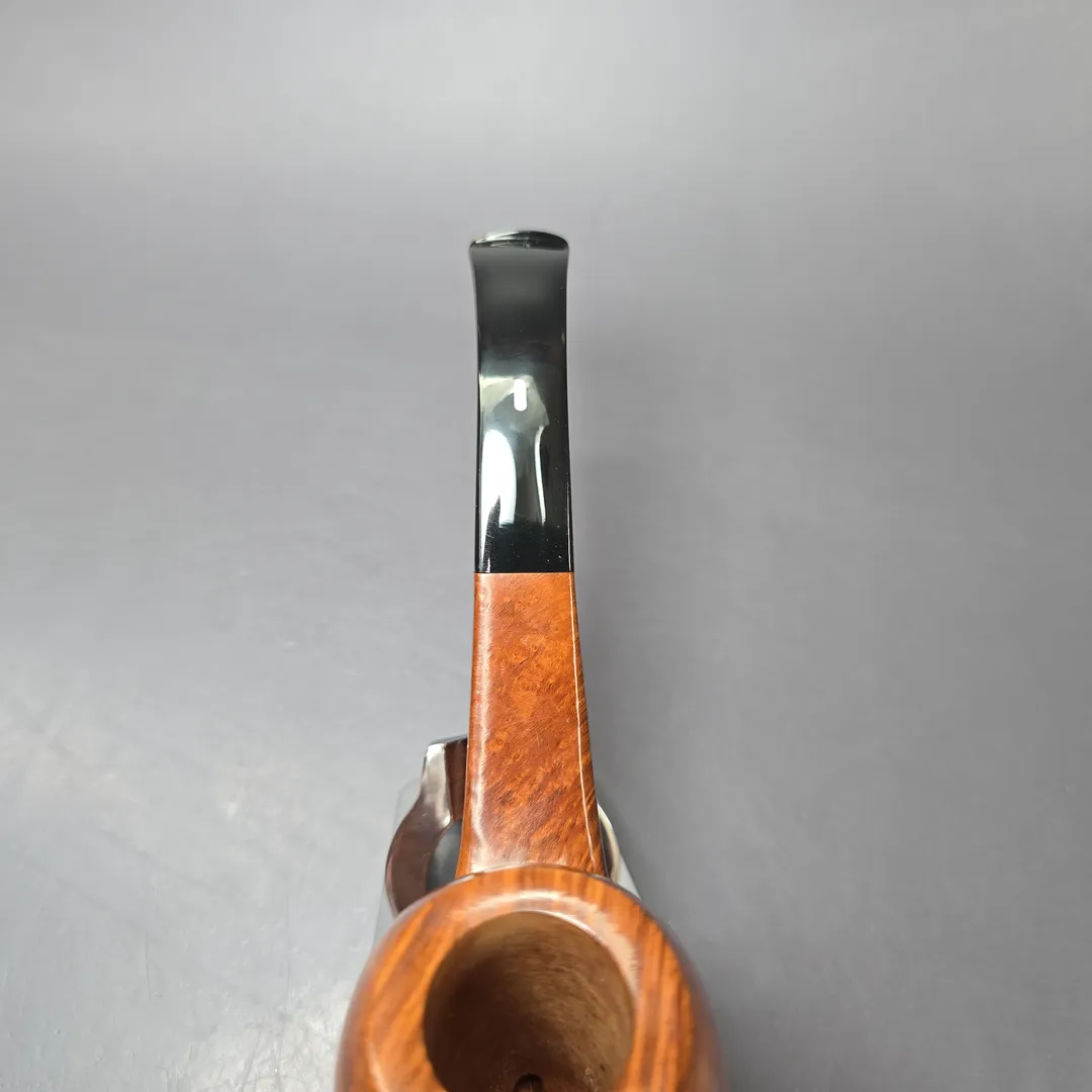 Castello "Castello" G Large Smooth Panel Shank Egg Estate Briar Pipe, Unsmoked - Image 7