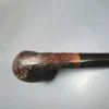 Dunhill 1958 Shell Briar 120 Sandblasted Bent Billiard Estate Briar Pipe, English Estates - Image 7