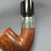 Peterson 1949-1963 Deluxe System 4S Smooth Bent Billiard w/ Bone Condenser Estate Briar Pipe, Irish Estates - Image 8
