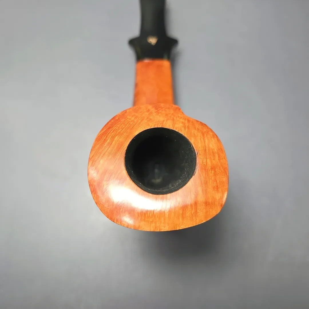 Viprati 5 Clover XL Smooth Freehand Sitter Estate Briar Pipe, Unsmoked - Image 7