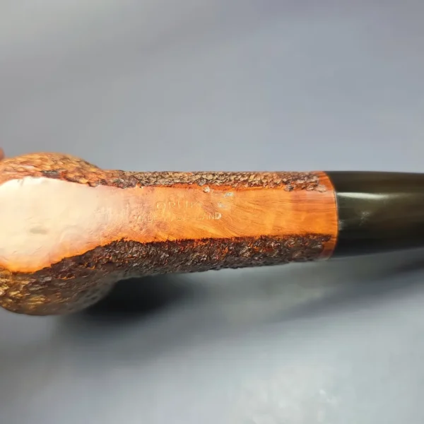 Orlik XL Rusticated Stack Billiard Estate Briar Pipe, English Estates - Image 7