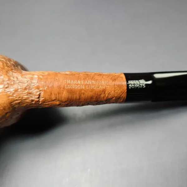 Charatan's Make 4420DC Sandblasted Billiard Estate Briar Pipe, English Estates - Image 7