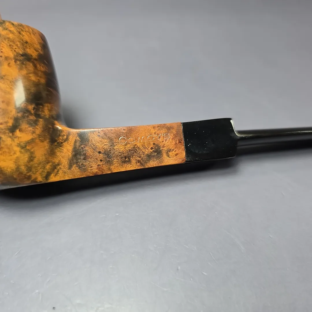 Comoy's 290 Smooth Panel Shank Billiard Estate Briar Pipe, Unsmoked - Image 7