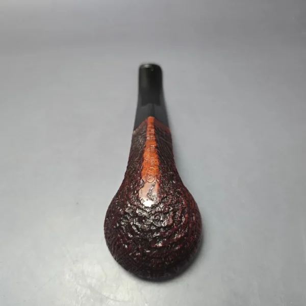 Ashton 1998 Pebble Grain XXX Sandblasted Bulldog Estate Briar Pipe, English Estates - Image 7