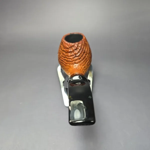 Ser Jacopo S3 Sandblasted Brandy Estate Briar Pipe, Italian Estates - Image 7
