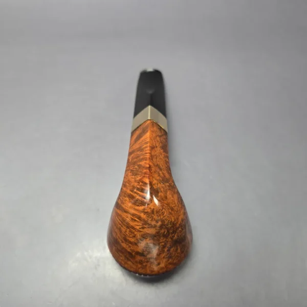 Peterson Sherlock Holmes Baker Street w/ 9k Gold Smooth Bulldog Estate Briar Pipe, Unsmoked - Image 7