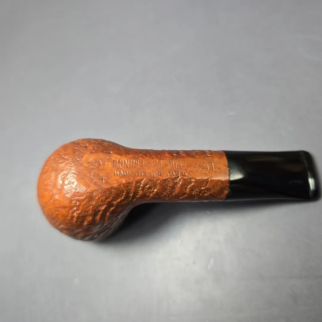 Dunhill 1968 Tanshell 305 Sandblasted Nosewarmer Estate Briar Pipe, English Estates - Image 7