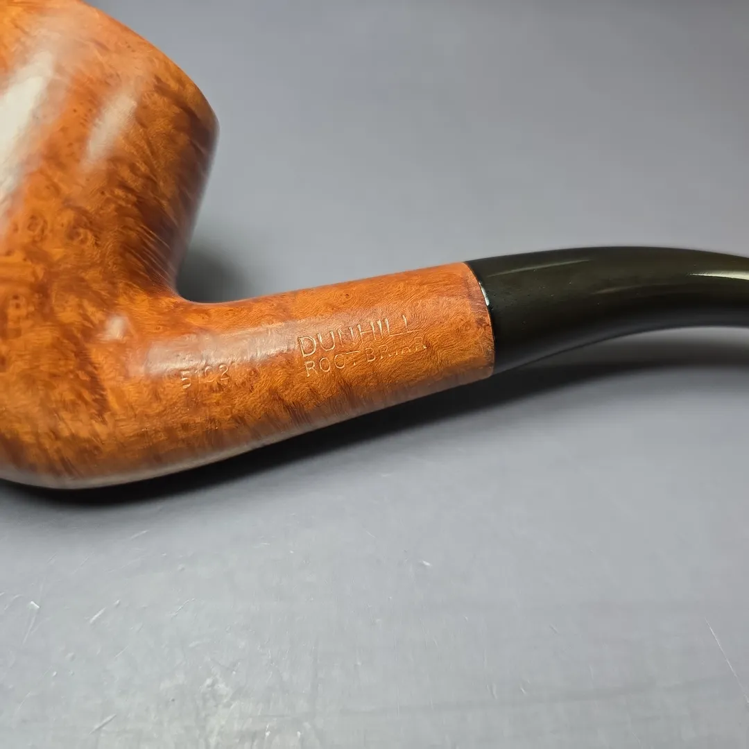 Dunhill 1982 Root Briar 51021 Smooth Bent Billiard Estate Briar Pipe, English Estates - Image 7