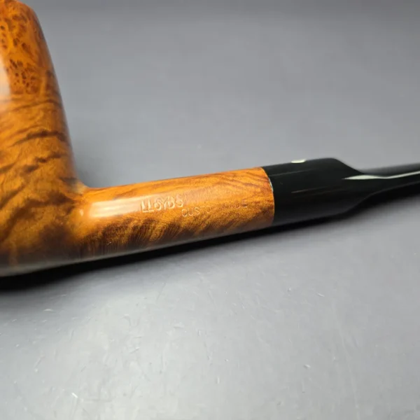 Lloyd's by Lorenzo Custom Made 8551 Smooth Billiard Estate Briar Pipe, Italian Estates - Image 7