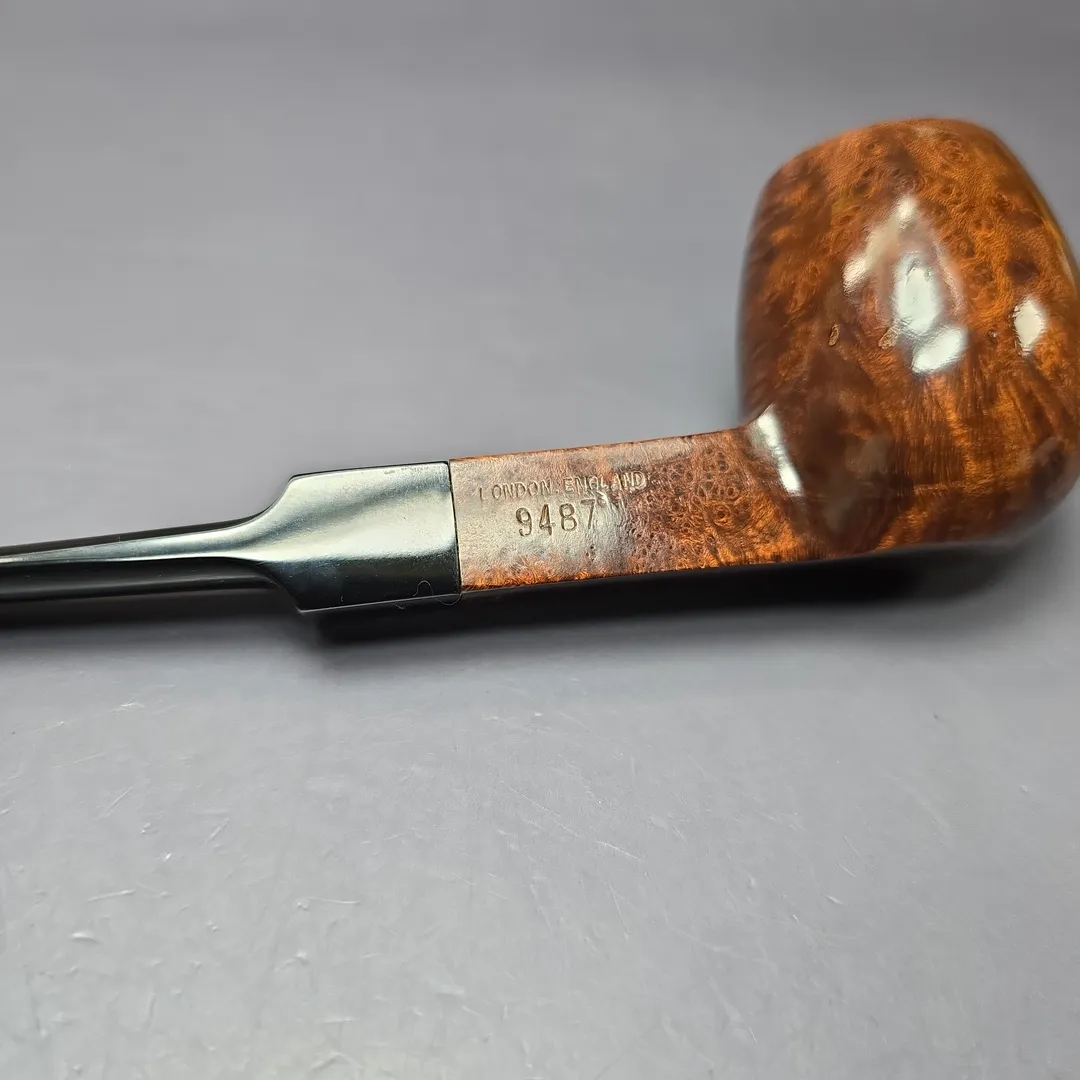GBD London Made 9487 Smooth Apple Sitter Estate Briar Pipe, Unsmoked - Image 8