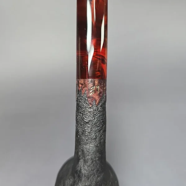 Peter Toth Sandblasted Stack Cutty Handmade Briar Pipe, New - Image 8