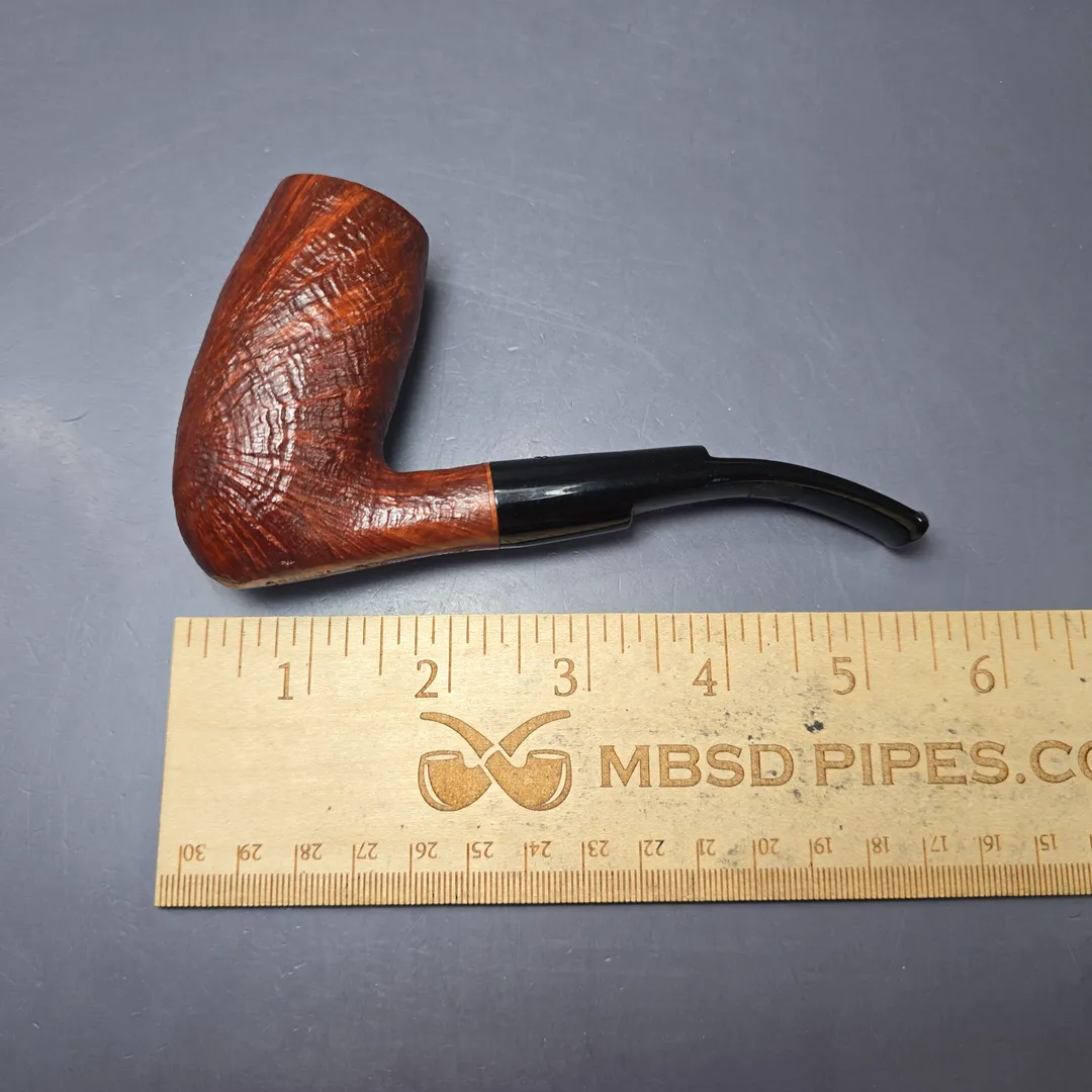 Caminetto Ascorti Radice Era Excellence Sandblasted Stack Estate Briar Pipe, Unsmoked - Image 8