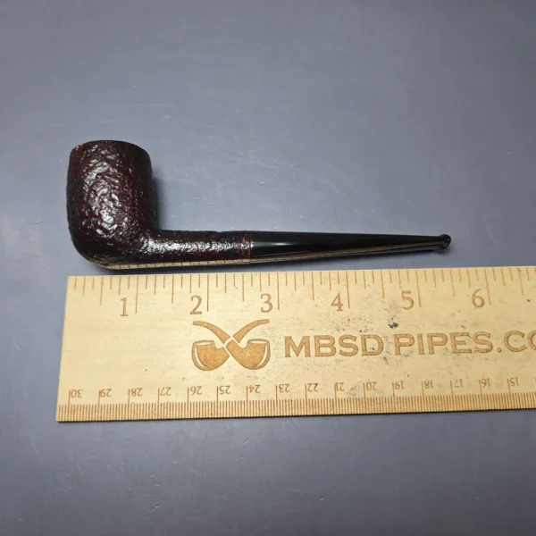 Dunhill 1963 Shell Briar 64 Sandblasted Billiard Estate Briar Pipe, English Estates - Image 8